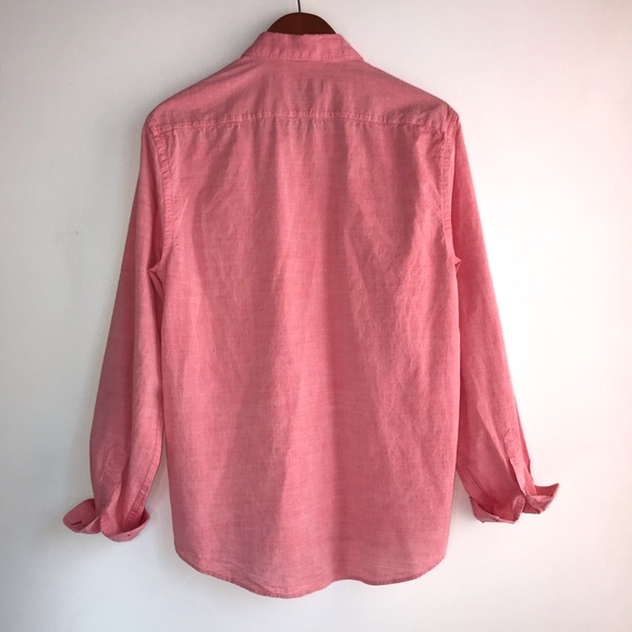 ZARA MAN regular fit Long Sleeve button down dress shirt LARGE - Picture 11 of 14